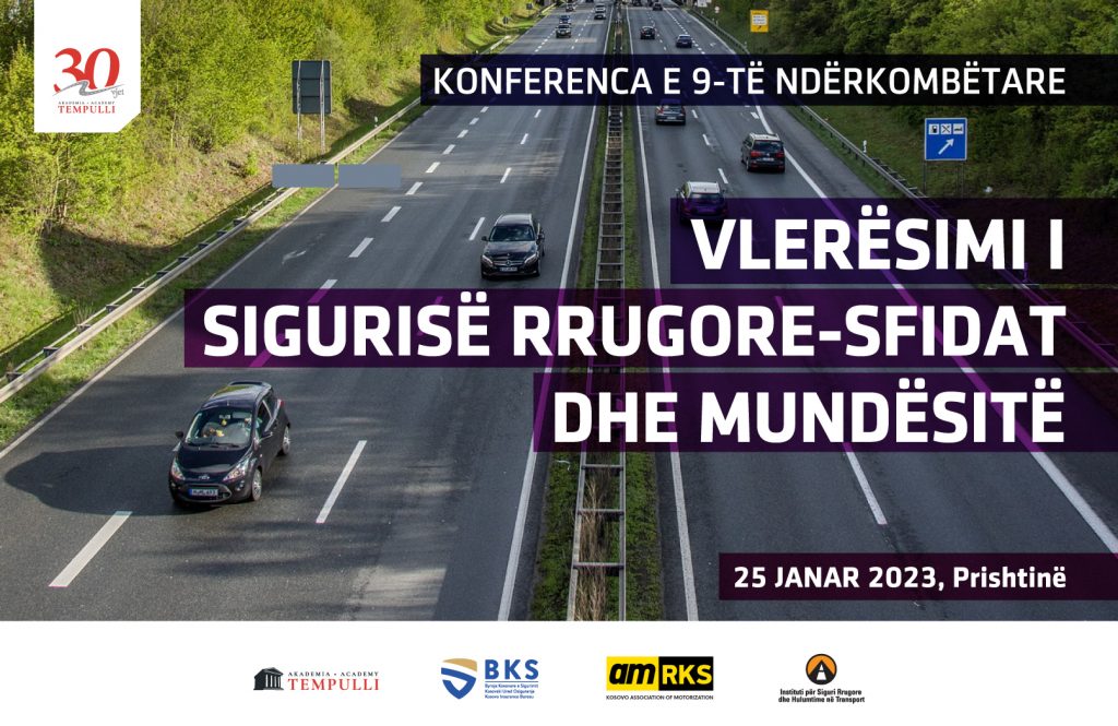 Linku për pjesëmarrje në Konferencën e 9-të ndërkombëtare për sigurinë rrugore